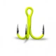 Тройной крючок Gurza ROUND TREBLE ST -36 UV CHARTREUSE # 4 3 шт.,K-2609-004 - изображение 1