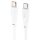 USB кабель Hoco X93 Force 100W 3А Type-C to Type-C 2M, White - изображение 2