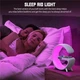Настольная смарт лампа ночник часы G-Smart RGB G 1166 15W Light Sound Machine с беспроводной зарядкой и Bluetooth колонка Белая - изображение 6