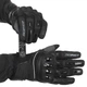 Мотор перчатки SCOYCO Waterproof Sensor Touch (Кожа, PL, флис, водонепроницаемая ткань, сенсор. пальцы (большой и указательный), р-р S) (MC94_Черный_S) - изображение 5