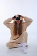 Піжама Кігурумі Kigurumi Мопс Для Дітей І Підлітків Бежевий 145-155 см. (1094/2) - зображення 3
