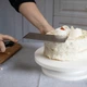 Шпатель кондитерский изогнутый скребок лопатка кондитерская из нержавеющей стали 33 см - изображение 8