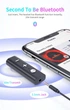 Беспроводной Bluetooth адаптер Essager для наушников, автомагнитол аудиоприемник AUX 3,5мм с аккумулятором (687761480778) - изображение 9