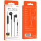 Навушники Borofone BM82 Art music wire control (3.5mm/1.2m) Black - зображення 5