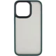 Противоударный TPU+PC Чехол Metal Buttons для Apple iPhone 14 Pro (6.1") Зеленый - изображение 1