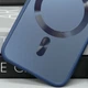 Чохол TPU+Glass Sapphire Midnight with MagSafe для Apple iPhone 15 Plus (6.7") Синій / Deep navy - изображение 2