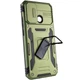 Ударостійкий чохол Camshield Army Ring для Xiaomi Redmi 9C / 10A Оливковый / Army Green - изображение 3