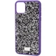 Противоударный TPU Чехол Bling World Rock Diamond для Apple iPhone 14 (6.1") Фиолетовый - изображение 1