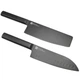 Набір ножів Xiaomi Huo Hou Black non-stick heat knife 2 psc. set - зображення 2
