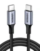 Кабель UGREEN US316 USB-C to USB-C 2.0 Cable 100W Alu Case with Braid 1.5m (Space Gray) (UGR-70428) (UGR-70428) - изображение 1