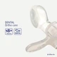 Пустышка силиконовая Difrax Dental 18+ месяцев Серая (342 Clay) - изображение 2