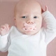 Пустышка силиконовая Difrax Natural Newborn Uni 0+ месяцев Розовая (UN113 Blossom) - изображение 2