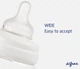 Бутылочка Difrax S-Bottle Wide антиколиковая с силиконовой соской 310 мл Clay (707 Clay) - изображение 7