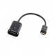 Кабель OTG Micro USB KONI STRONG KS-06 довжина 16 см чорний - зображення 1