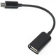 Кабель OTG Micro USB KONI STRONG KS-06 довжина 16 см чорний - зображення 2