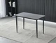 Кухонный керамический не раскладной стол Vetro Elegant серый мрамор матовый 110x60 - изображение 3