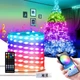 Гірлянда RGB, USB, 10м, 100 LED з додатком на телефон - зображення 1