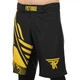 Шорты для смешанных единоборств Zelart Fistrage 4178 размер L (48-50) Black-Yellow - изображение 1