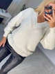 Fashions • Светр жіночий оверсайз Ніка Fashions 44-56 молоко (231-нс) - зображення 3