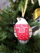 Сувенір кавовий ароматизований "Снігур" ручної роботи, handmade декоративна пташка розписана вручну - зображення 1