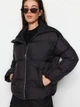 Куртка зимняя короткая женская Trendyol TWOAW24MO00089 S Черная (8683048832851) - изображение 1