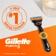 Сменные картриджи для бритья (лезвия) мужские Gillette Fusion5 Power 4 шт (7702018867219) - изображение 8