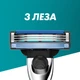 Сменные картриджи для бритья (лезвия) мужские Gillette Mach3 Turbo 5 шт (7702018552344) - изображение 3