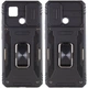 Ударостійкий чохол Camshield Army Ring для Xiaomi Redmi 9C / 10A Чорний / Black - изображение 1