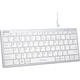 Клавіатура дротова A4-Tech Fstyler FBX51C USB/Bluetooth White - зображення 1