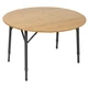 Стол Bo-Camp Poundbury Round 90x90 см Світло-коричневий - изображение 1
