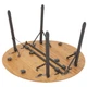 Стол Bo-Camp Poundbury Round 90x90 см Світло-коричневий - изображение 7
