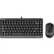 Комплект (клавіатура + мишка) A4-Tech F1110 USB Grey - изображение 1