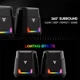 Компьютерная акустика колонка для пк и ноутбука Fantech GS205 Hellscream | 3Wx2, RGB| - изображение 8