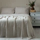 Покривало LaModno Corn Natural Linen (200231) 220х240 - зображення 1