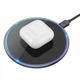 Беспроводное зарядное устройство HOCO CW6 Pro Easy 15W charging wire круглая тонкая черная - изображение 2