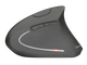 Мышь беспроводная Trust Verto Ergonomic, Black, USB (2.4GHz), оптическая, 800/1200/1600 dpi, 6 кнопок, в эргономичном вертикальном исполнении, гнездо для хранения микроприемника 2xAAA (22879) - изображение 4