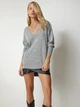 Пуловер женский Happiness PN00078 One Size Gray (8684347000392) - изображение 5
