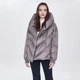 Женский зимняя куртка-пуховик SALCO 8128-23 Серая 42 S/M - изображение 2
