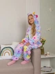 Пижама кигуруми Kigurumi Звездный Единорог для девочек фиолетовый на рост 120-130 см (200241) - изображение 4