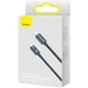 Кабель Baseus Crystal Shine Series Type-C to Type-C 100W 2m Black (CAJY000701) - зображення 5