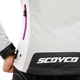 Мотокуртка текстильная женскаяя SCOYCO JK152W S серый-фиолетовый - изображение 4