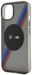 Etui plecki BMW MagSafe Tricolor Stripes do Apple iPhone 14 Grey (3666339122263) - obraz 1