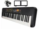 Синтезатор музыкальная клавиатура для обучения Yamaha PSR-F52 с пюпитром и блоком питания - изображение 1