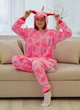 Піжама кігурумі дитяча Kigurumi Єдиноріг рожевий із зірками для дівчинки підлітка на зріст 130-140 см (200641) - зображення 2