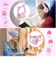 Дитячі бездротові Bluetooth-навушники AZK-01 з RGB-підсвіткою і вбудованим мікрофоном Рожевий - зображення 5