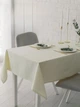 Водоотталкивающая скатерть на стол TouchableLinen 1 шт 150 см x 250 см Молочний Хлопок с тефлоновым покрытием - изображение 1