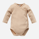 Body dla dzieci Pinokio Lovely Day Beige Wrapped Longsleeve Bodysuit 62 cm Beige (5901033299483) - obraz 1