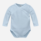 Body dla dzieci Pinokio Lovely Day Babyblue Wrapped Body LS 56 cm Blue Stripe (5901033311659) - obraz 1