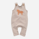 Напівкомбінезон дитячий Pinokio Wooden Pony Dungarees 80 см Beige (5901033282423) - зображення 1