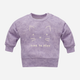 Дитячий світшот для дівчинки Pinokio Lilian Sweatshirt 62 см Фіолетовий (5901033305047) - зображення 1